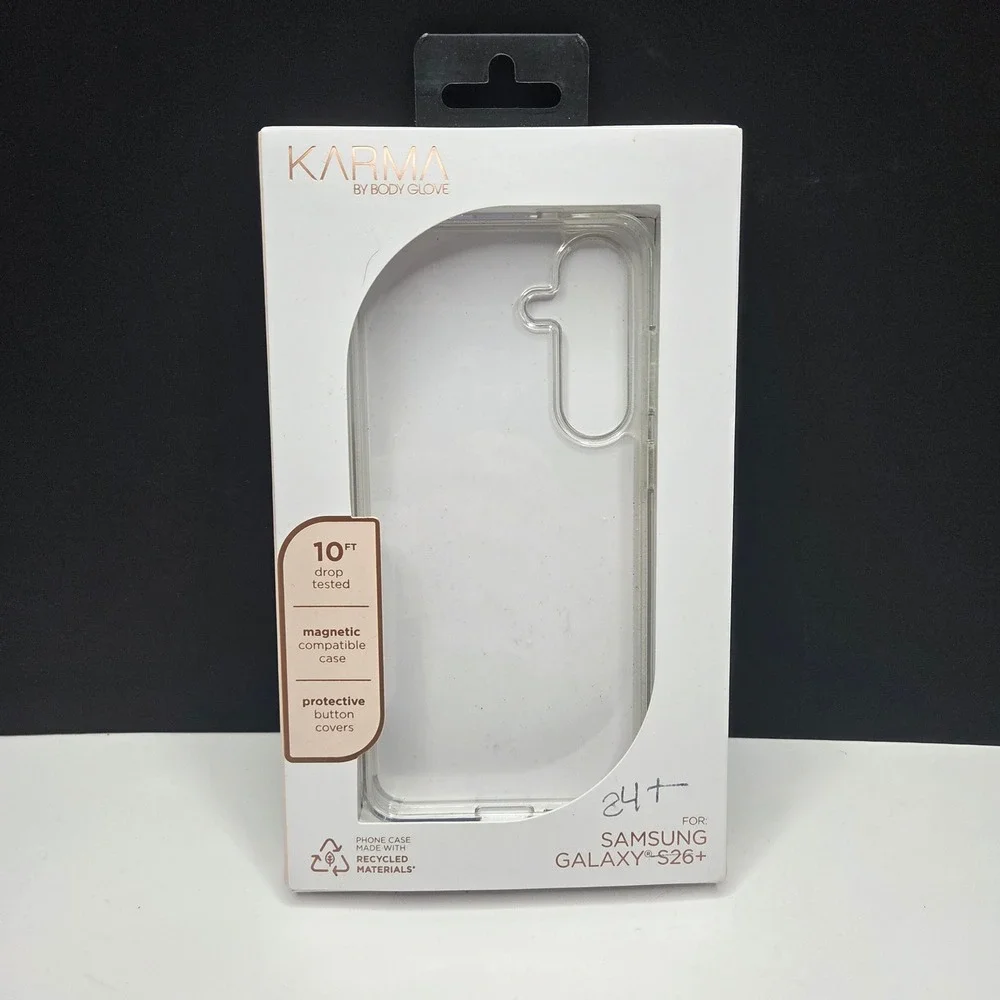 Body Glove Karma Samsung Galaxy S24+ Case Clear Magnetic 10ft Drop Protect NIB